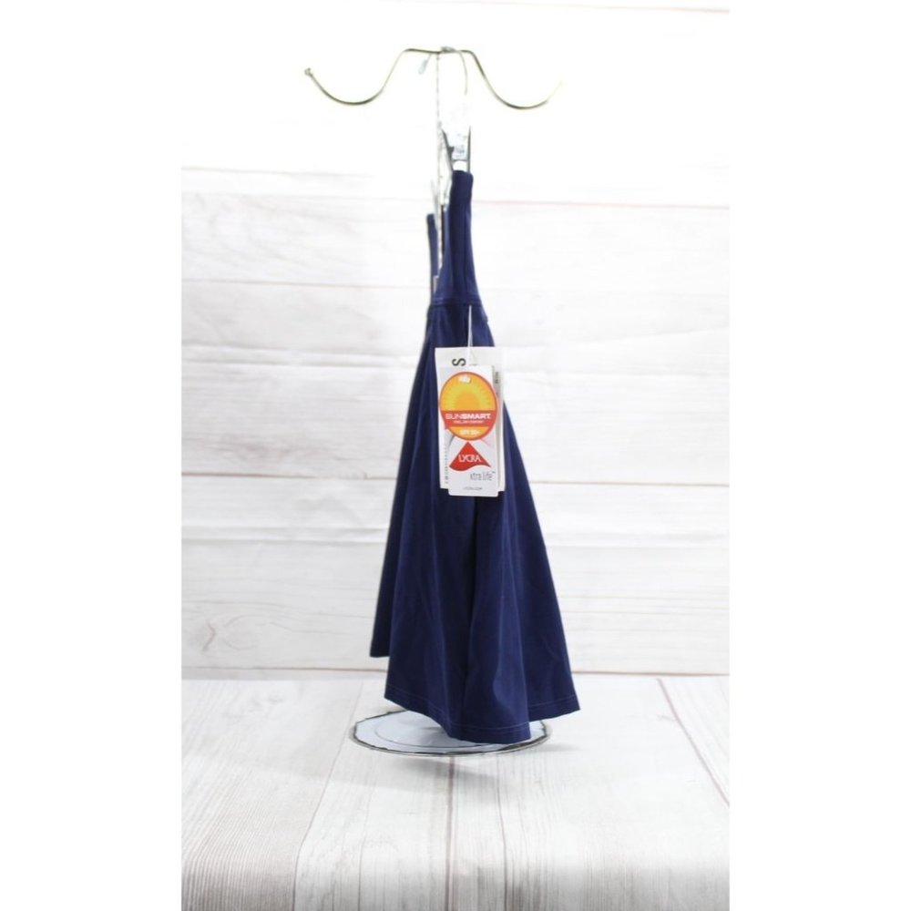 NWT LL Bean Darkest Navy Shaping Swimwear Swim Skirt Size 10 Retail: $69.95 - Picture 3 of 8
